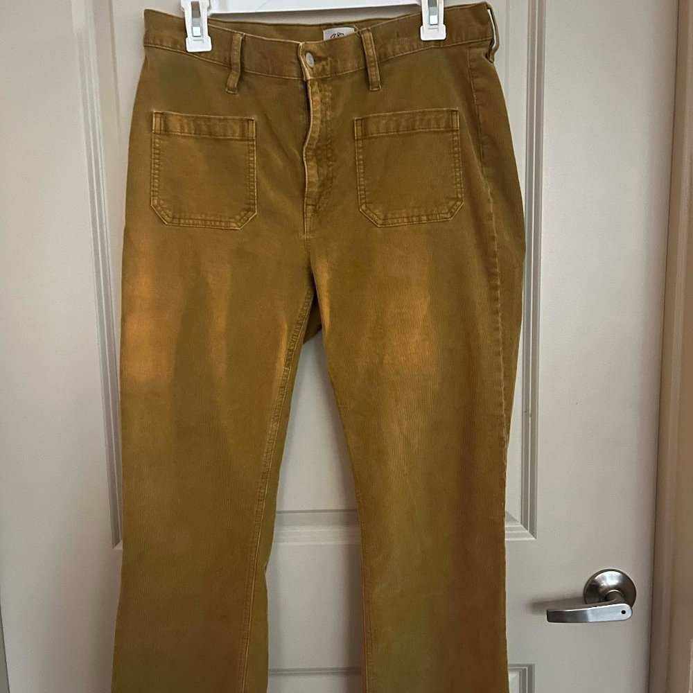 J.Crew corduroy crop flare pants